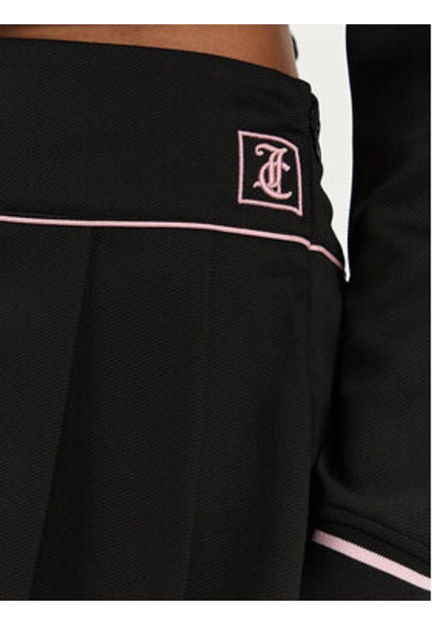 Juicy Couture Spódnica plisowana Aluna JCSGS223416 Czarny Regular Fit. Kolor: czarny. Materiał: syntetyk