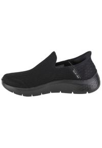 skechers - Buty do chodzenia męskie Skechers Go Walk Flex. Kolor: czarny. Sport: turystyka piesza