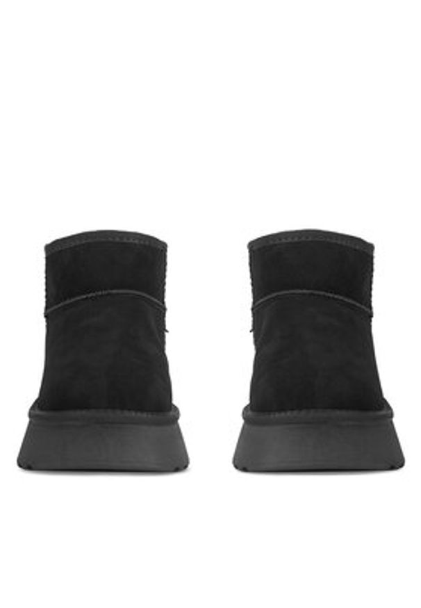 Badura Botki WFA3080-4 Czarny. Kolor: czarny. Materiał: skóra, zamsz