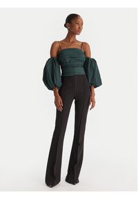 Pinko - PINKO Bluzka Pallottoliere 105552 Y3LE Zielony Regular Fit. Kolor: zielony. Materiał: syntetyk #4