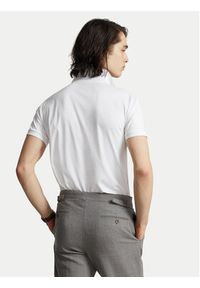 Polo Ralph Lauren Polo 710685514001 Biały Slim Fit. Typ kołnierza: polo. Kolor: biały. Materiał: bawełna #3