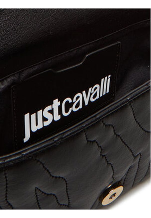 Just Cavalli Torebka 78RA4BE4 ZSB23 Czarny. Kolor: czarny. Materiał: skórzane