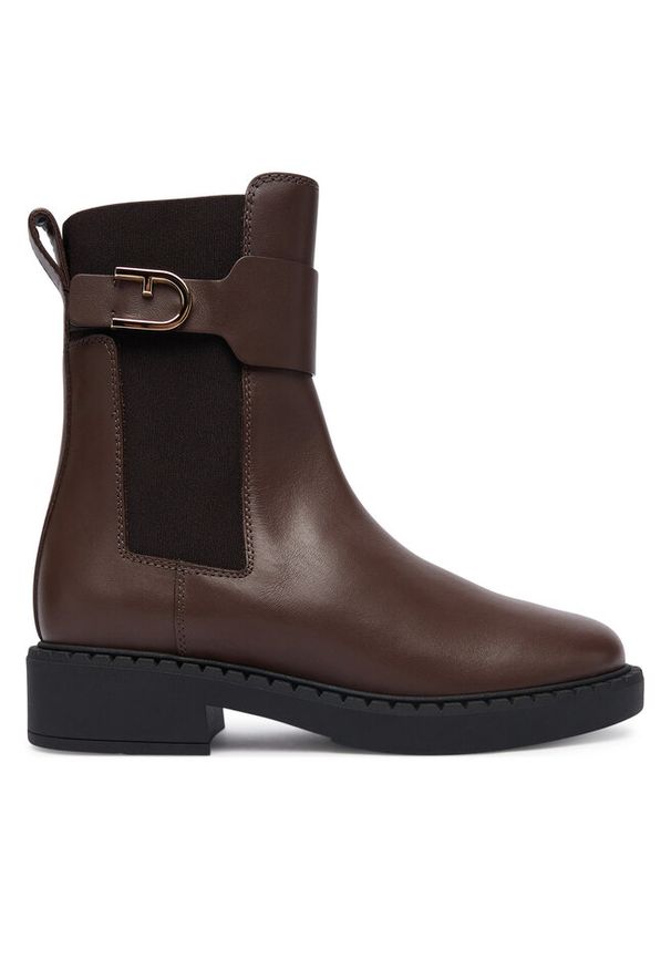 Sztyblety Furla. Kolor: brązowy