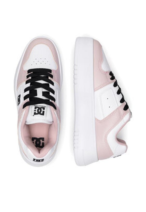 DC Shoes Sneakersy V5-10123 Różowy. Kolor: różowy. Materiał: materiał
