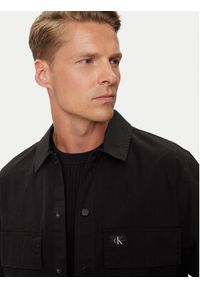 Calvin Klein Jeans Koszula Cargo J30J326970 Czarny Regular Fit. Kolor: czarny. Materiał: bawełna #4
