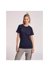 Koszulka damska Hummel Cima Xk. Kolor: niebieski. Materiał: materiał. Wzór: nadruk. Sport: fitness #1
