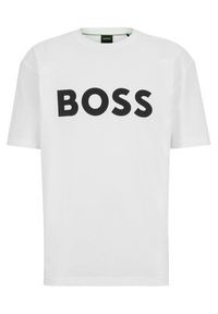 BOSS - Boss T-Shirt 50483774 Biały Relaxed Fit. Kolor: biały. Materiał: bawełna #6