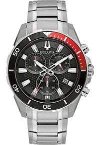 Zegarek Bulova Zegarek męski Bulova 98B344 srebrny. Kolor: srebrny #1