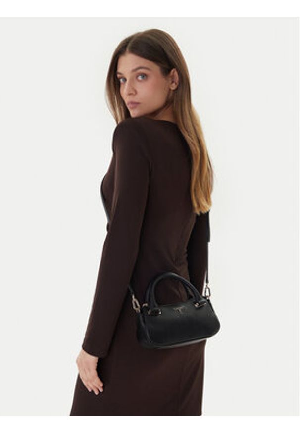 Guess Torebka Evie Mini HWBG96 64760 Czarny. Kolor: czarny. Materiał: skórzane