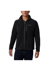 columbia - Bluza polarowa turystyczna męska Columbia Fast Trek II FZ. Kolor: czarny. Materiał: polar. Sport: turystyka piesza