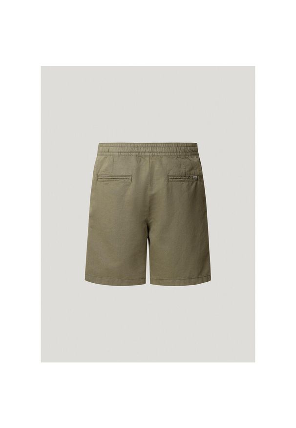 Szorty Pepe Jeans Relaxed Smart. Kolor: zielony. Długość: krótkie. Sezon: lato