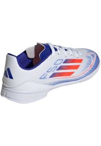 Adidas - Buty piłkarskie adidas F50 League In IF1368 białe. Kolor: biały. Materiał: guma, materiał. Szerokość cholewki: normalna. Wzór: nadruk. Sport: piłka nożna #5