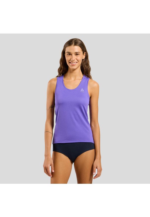 Koszulka damska Odlo ACTIVE F-DRY LIGHT BL TOP crew neck singlet. Kolor: fioletowy