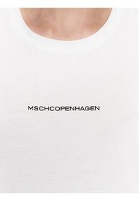Moss Copenhagen T-Shirt Terina 17595 Biały Regular Fit. Kolor: biały. Materiał: bawełna