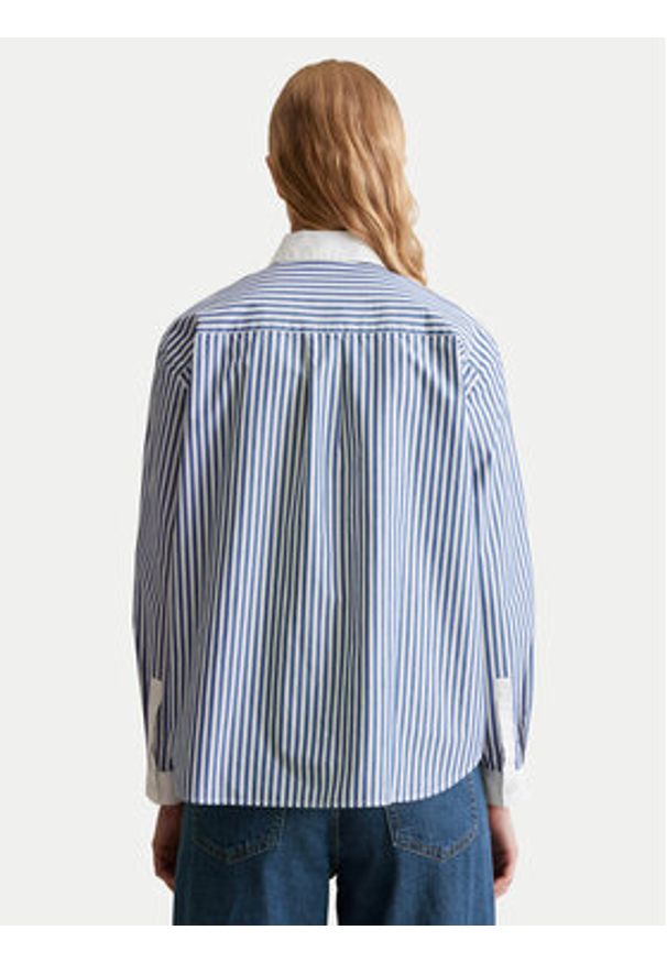 Marc O'Polo Denim Koszula 500 0006 774 Niebieski Regular Fit. Typ kołnierza: polo. Kolor: niebieski. Materiał: bawełna