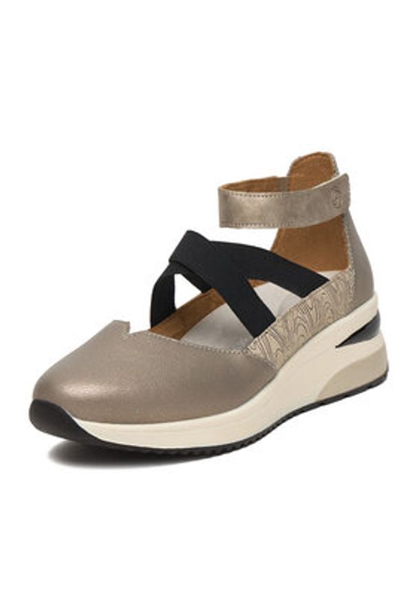 Remonte Półbuty D2411-90 Beżowy. Kolor: beżowy. Materiał: skóra, syntetyk