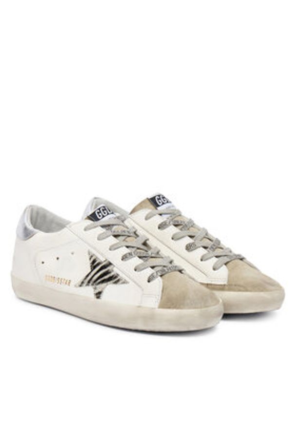 GOLDEN GOOSE - Golden Goose Sneakersy Super-Star Classic With List GWF00101.F002692.81571 Biały. Kolor: biały. Materiał: skóra