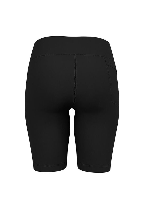 Legginsy krótkie do biegania damskie Odlo ESSENTIAL. Kolor: czarny. Długość: krótkie