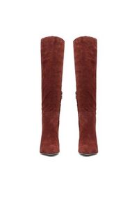 SAM EDELMAN Kozaki H8609L1200 Brązowy. Kolor: brązowy. Materiał: zamsz, skóra