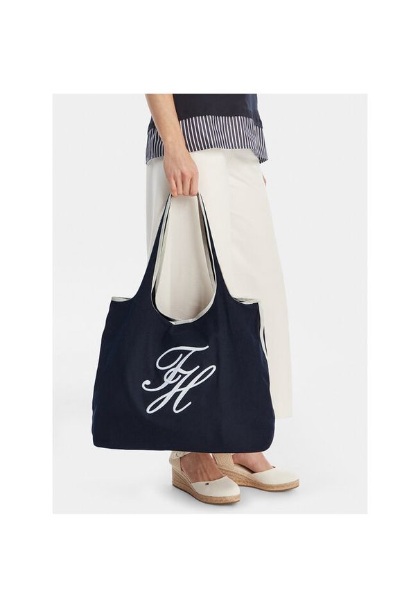 TOMMY HILFIGER - Torebka Tommy Hilfiger. Kolor: niebieski