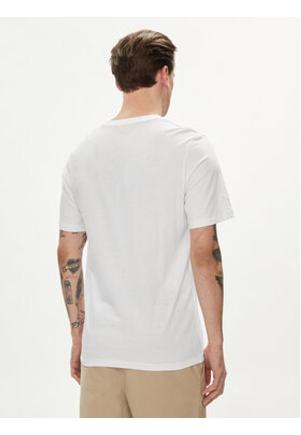 Jack & Jones - Jack&Jones T-Shirt Loof 12248624 Biały Standard Fit. Kolor: biały. Materiał: bawełna