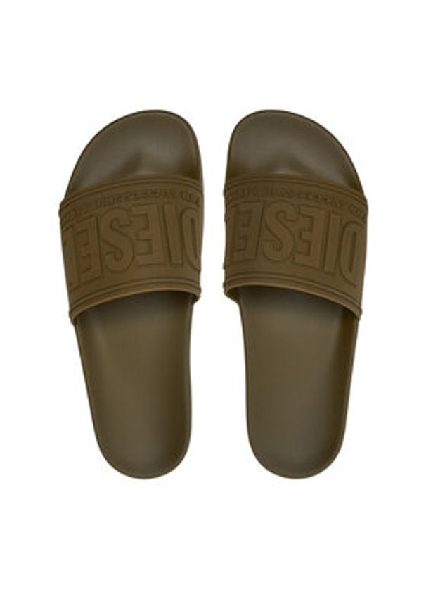 Diesel Klapki Sa-Mayemi Cc Y02801 P4441 T7429 Khaki. Kolor: brązowy. Materiał: syntetyk