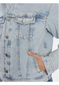 Tommy Jeans Kurtka jeansowa DW0DW16991 Niebieski Regular Fit. Kolor: niebieski. Materiał: bawełna #7