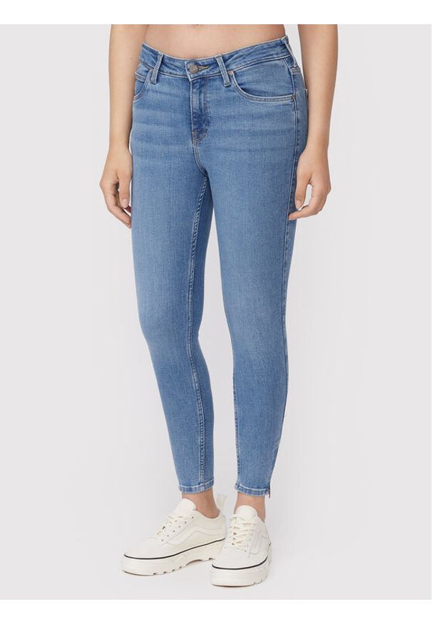 Lee Jeansy Scarlett L31BERPA 112320161 Niebieski Skinny Fit. Kolor: niebieski