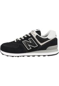 Buty do chodzenia męskie New Balance 574. Zapięcie: sznurówki. Kolor: wielokolorowy, czarny, szary. Materiał: guma, tkanina, zamsz, materiał, syntetyk. Szerokość cholewki: normalna. Model: New Balance 574. Sport: turystyka piesza