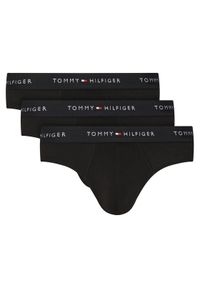 TOMMY HILFIGER - Tommy Hilfiger Komplet 3 par slipów UM0UM03471 Czarny. Kolor: czarny. Materiał: bawełna