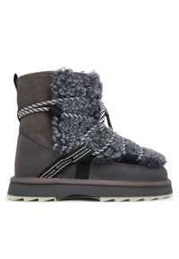 EMU Australia Śniegowce Blurred Teddy W13196 Szary. Kolor: szary. Materiał: skóra #1