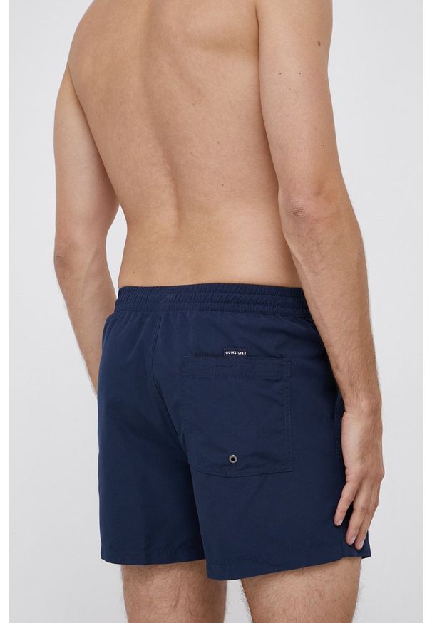 Quiksilver kolor granatowy. Kolor: niebieski. Materiał: tkanina, materiał