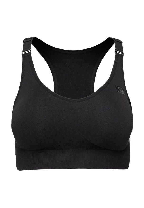 IQ - Damski Biustonosz Sportowy Carmen II. Kolor: czarny