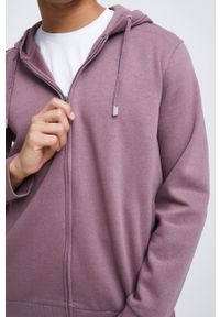 medicine - Medicine bluza męska kolor fioletowy z kapturem gładka. Okazja: na co dzień. Typ kołnierza: kaptur. Kolor: fioletowy. Materiał: dzianina. Wzór: gładki. Styl: casual #4