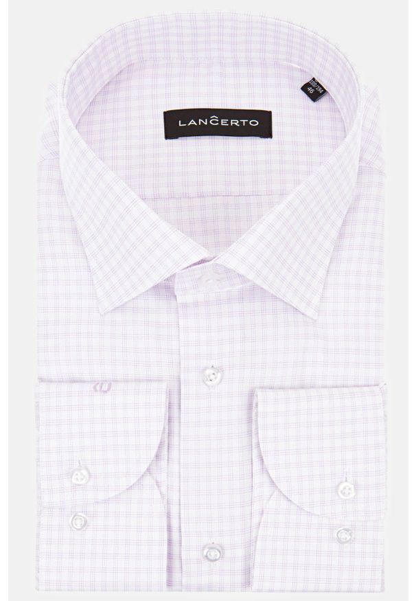 Lancerto - Koszula w Kratę Gwen. Materiał: tkanina, jeans, bawełna. Styl: klasyczny