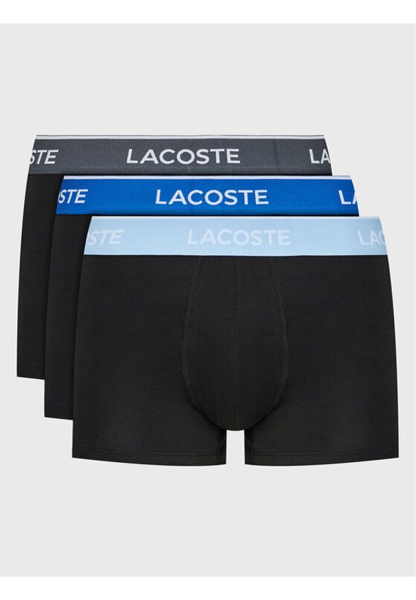 Lacoste Komplet 3 par bokserek 5H3401 Czarny. Kolor: czarny. Materiał: bawełna