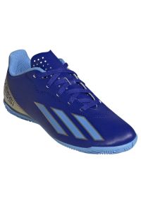 Adidas - Buty adidas X Crazyfast Club Messi Jr In IE8667 niebieskie. Kolor: niebieski. Materiał: skóra, syntetyk #5