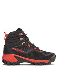 Trekkingi Mammut. Kolor: czarny. Technologia: Gore-Tex. Sport: turystyka piesza #1