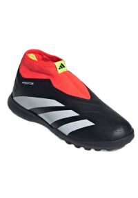 Adidas - Buty adidas Predator League Ll Tf Jr IG5431 czarne. Kolor: czarny. Materiał: materiał, guma. Szerokość cholewki: normalna. Sport: piłka nożna