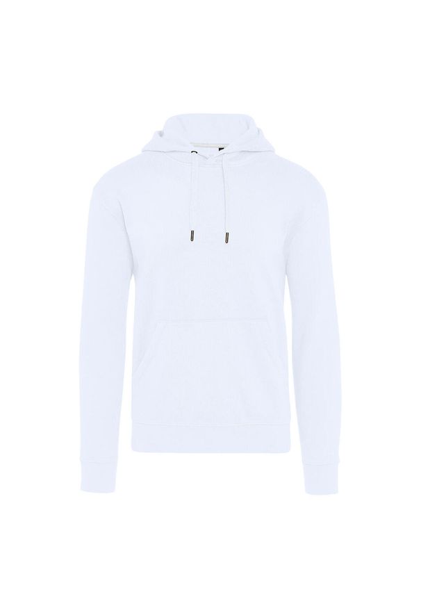 SG - Bluza Z Kapturem Unisex Dla Dorosłych Bez Metki. Typ kołnierza: kaptur. Kolor: biały
