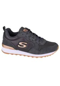 skechers - Buty do chodzenia damskie Skechers OG 85 Goldn Girl. Zapięcie: sznurówki. Kolor: szary, wielokolorowy. Materiał: tkanina, skóra, materiał, syntetyk. Szerokość cholewki: normalna. Sport: turystyka piesza