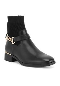 Jenny Fairy Botki HY25653-2 Czarny. Kolor: czarny. Materiał: skóra #5