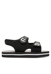 Karl Lagerfeld - KARL LAGERFELD Sandały Z31183 M Czarny. Kolor: czarny. Materiał: skóra #1