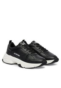 Love Moschino - LOVE MOSCHINO Sneakersy JA15246G1OIA0000 Czarny. Kolor: czarny. Materiał: skóra #5