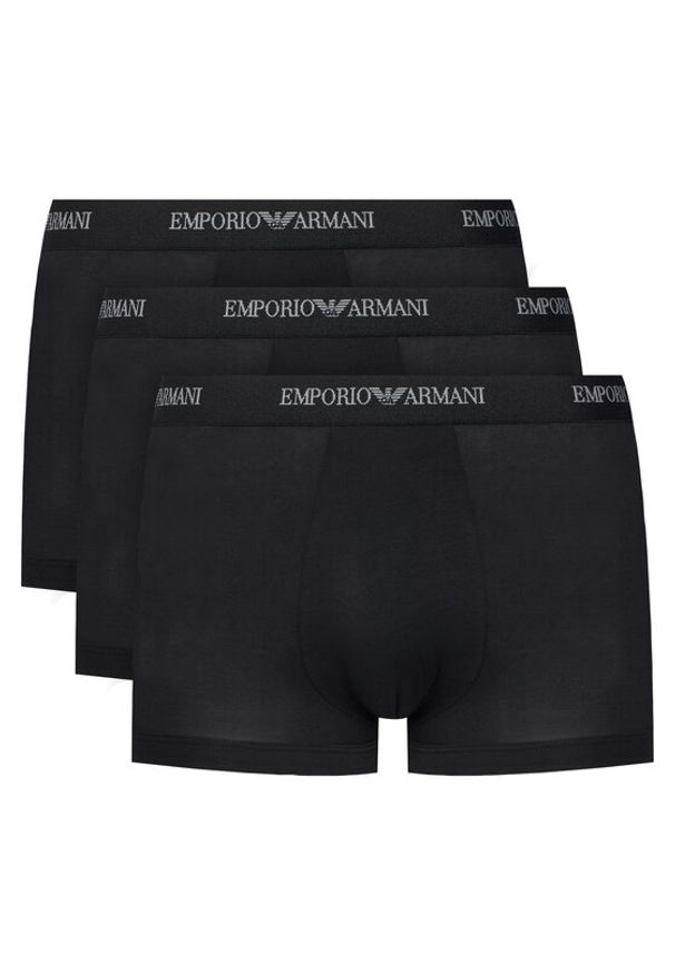 Emporio Armani Underwear Komplet 3 par bokserek EM000259 AF14132 MC061 Czarny. Kolor: czarny. Materiał: bawełna
