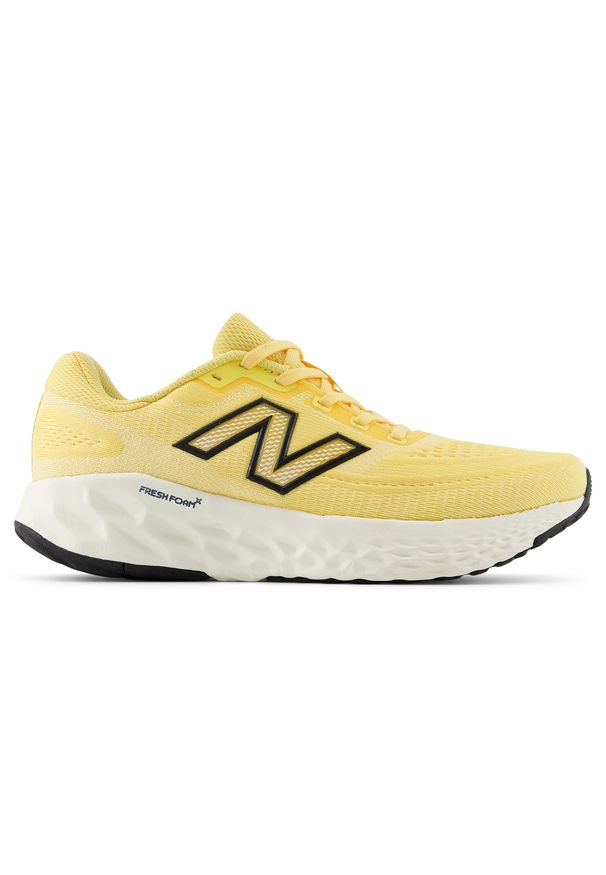 Buty damskie New Balance Fresh Foam Evoz v4 WEVOZLO4 – żółte. Okazja: na co dzień. Kolor: żółty. Materiał: guma, syntetyk, materiał. Szerokość cholewki: normalna. Sport: fitness