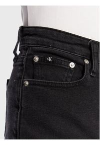 Calvin Klein Jeans Szorty jeansowe J20J220645 Czarny Regular Fit. Kolor: czarny. Materiał: bawełna