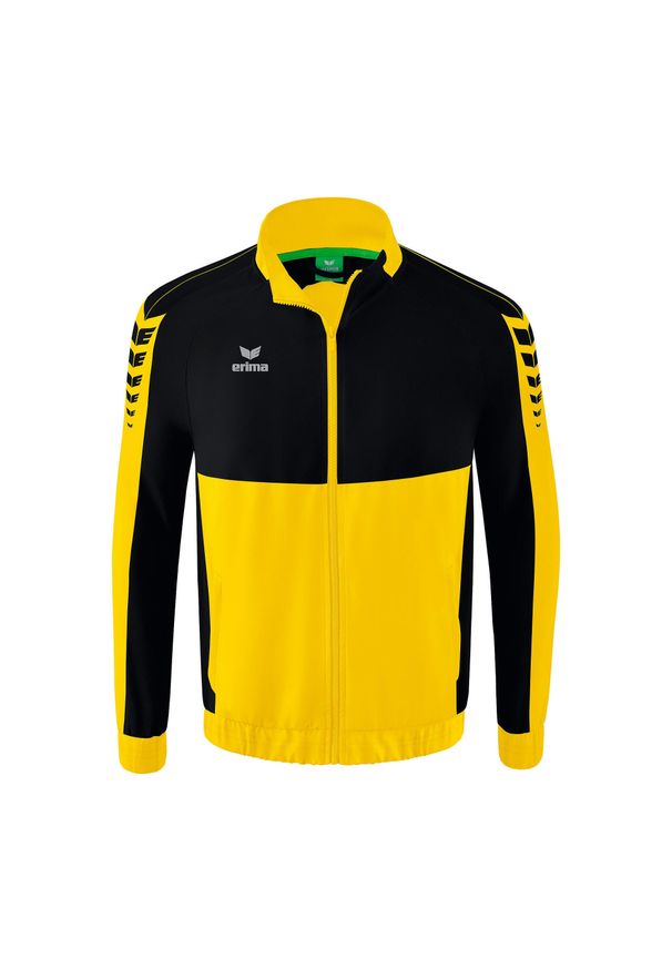 ERIMA - Kurtka prezentacyjna Erima Six Wings. Kolor: żółty, wielokolorowy, czarny. Materiał: materiał. Sport: piłka ręczna