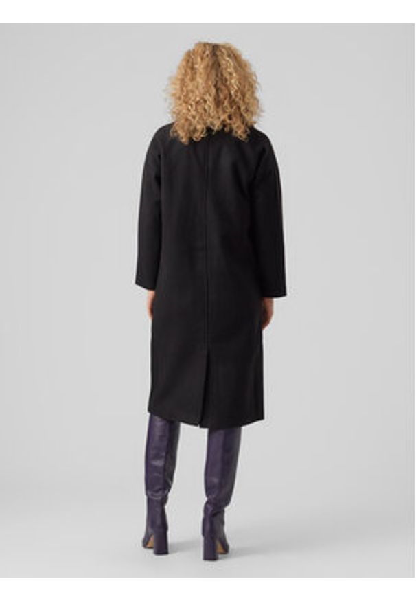 Vero Moda Płaszcz przejściowy Spencer 10267449 Czarny Regular Fit. Kolor: czarny. Materiał: syntetyk