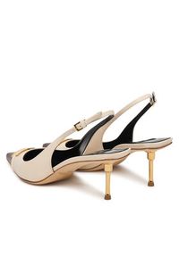 Elisabetta Franchi Czółenka SA57L61E2 Écru. Materiał: skóra #4